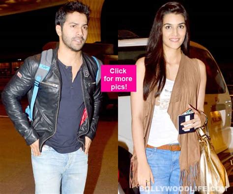 Varun Dhawan and Kriti Sanon leave for Bulgaria to shoot for Dilwale ...