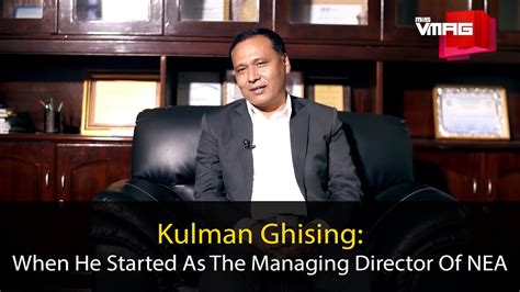 Kulman Ghising When He Started As The Managing Director Of Nea Youtube