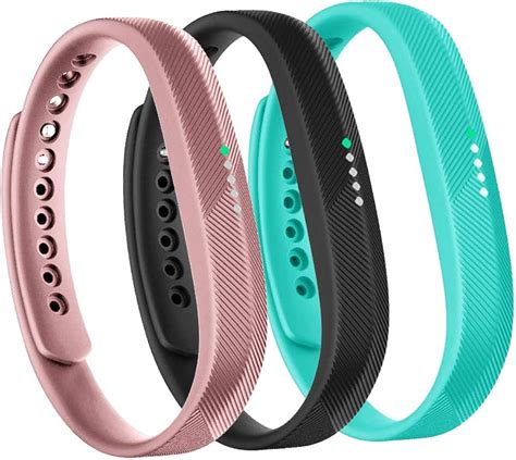 Tkasing Bands Compatible With Fitbit Flex 2 Fitness Tracker Adjustable