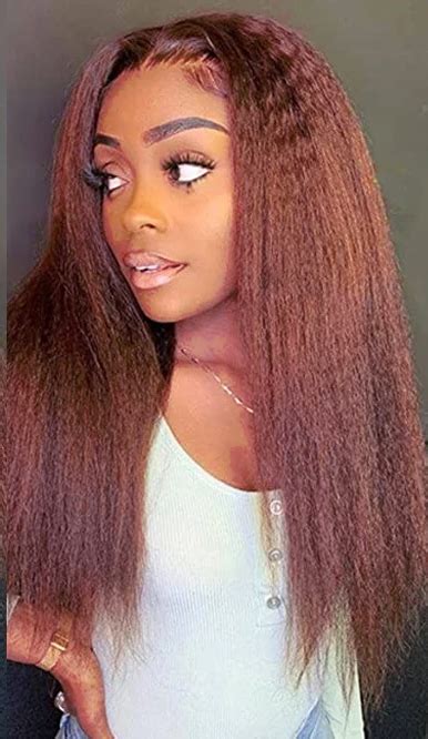 Julia Hair Affordable B Reddish Brown X Lace Part Wig Perfectly