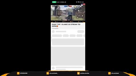 FAQAT TOP 1 OLAMIZ GO STREAM 750 SOON YouTube