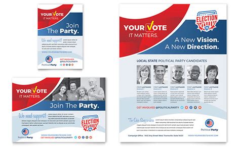 Election Poster And Flyer Designs For Winning Political Campaigns