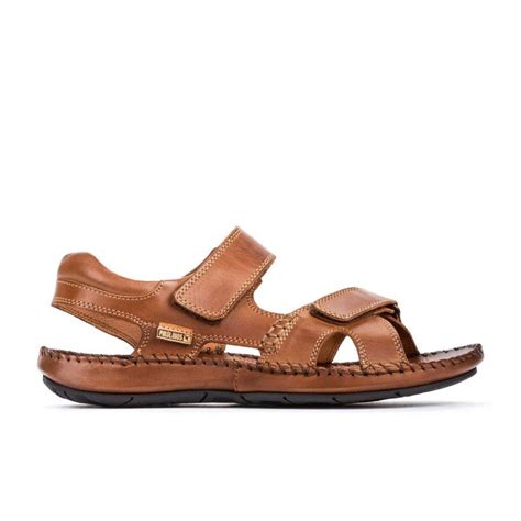 Sandalias De Hombre Pikolinos Tarifa 06J 5818 Piel Vacuno Color Cuero