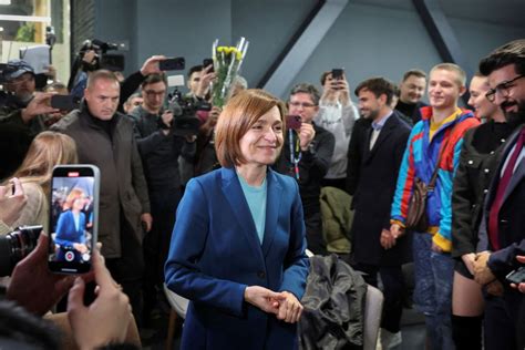 Moldova Election Maia Sandu Wins 2nd Term In Runoff Overshadowed By