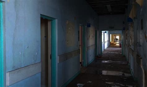 Inside the eerie abandoned hospital where lights still work years after ...