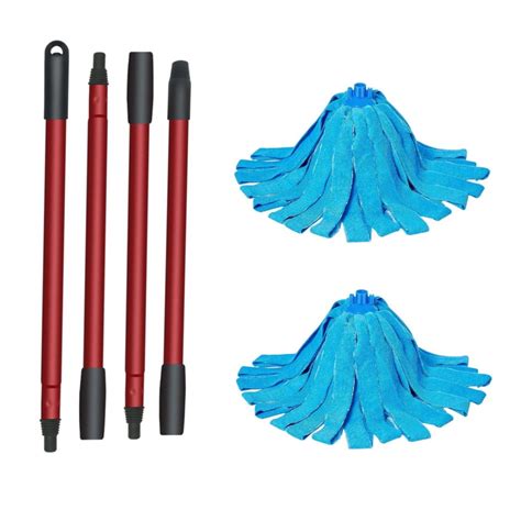 2 Packs Microfiber Cloth Mop Refill 1 Mop Handle Compatible With O