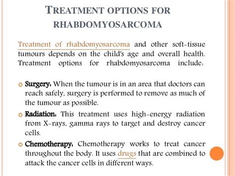 Cancer as related to Childhood Rhabdomyosarcoma - Pictures