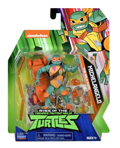 Buy Tmnt Basic Action Figure Michelangelo At Mighty Ape Nz