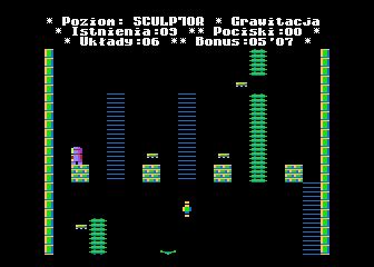 Screenshot Of Microman Atari Bit Mobygames