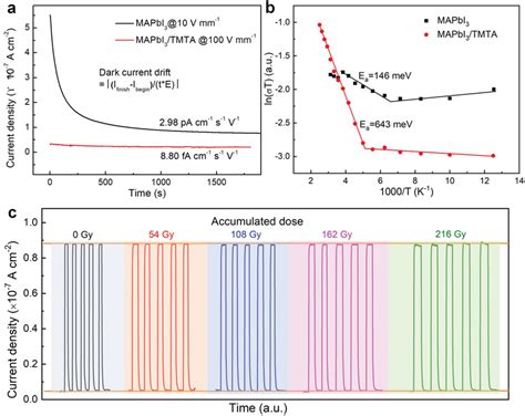 Stability And Ion Migration Of The Perovskite Detectors A Dark