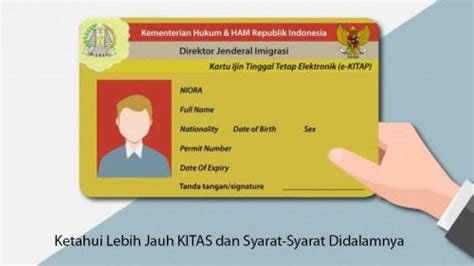 Kitas Indonesia Jenis Syarat Prosedur Dan Biaya Patendo