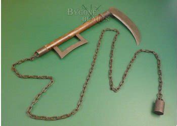 Japanese Kusarigama. Edo Period Samurai Sickle Chain Sword | Bygone Blades