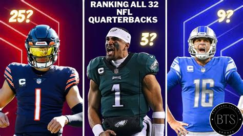 Ranking All Nfl Quarterbacks Youtube