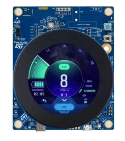 STM32U5 Discovery Kit features 2.47” TFT round LCD