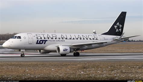 SP LDK LOT Polish Airlines Embraer ERJ 170 170 100 At Warsaw