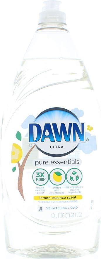 Amazon Dawn Ultra Pure Essentials Lemon Essence Scent Dishwashing