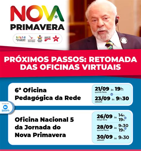 Retomada das oficinas virtuais marca próxima etapa da Jornada Nova