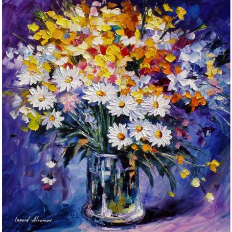 Beautiful Flower Oil Paintings On Canvas | Best Flower Site