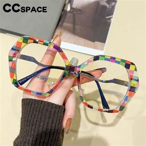 Ccspace Womens Polygon Eyeglasses 57426 Fuzweb