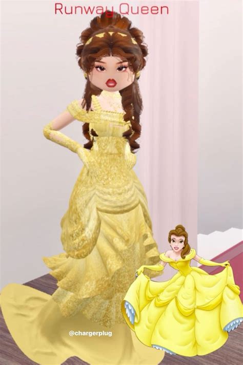 Chargerplug Dti Roblox Disney Princess Belle In 2024 Dress To