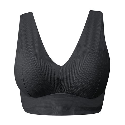 Lrjteng Women Full Cup Thin Underwear Plus Size Wireless Sports Bra