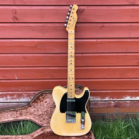 Fender Telecaster Blackguard Blonde Guitar For Sale Denmark Street