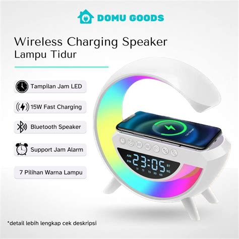 Jual Domu Wireless Charging Speaker Bluetooth G Wireless Charging