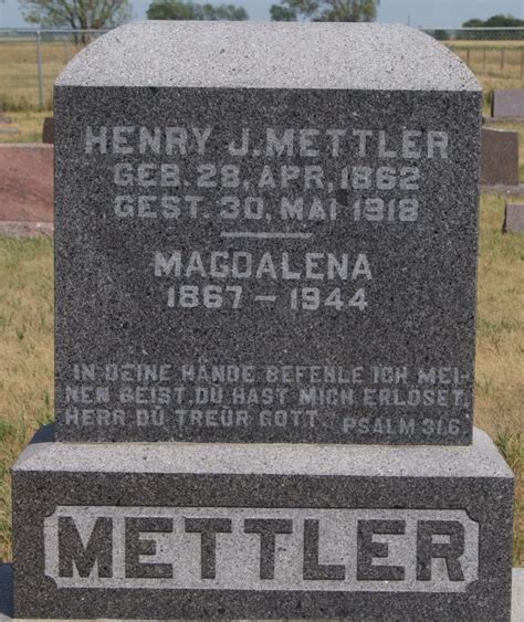 Henry Jakob Mettler 1862 1918 Find A Grave Gedenkplek