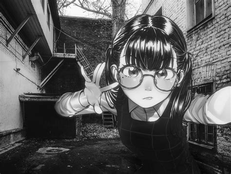 Monochrome Anime Wallpaper