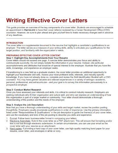 Cover Letter Examples Pdf Examples