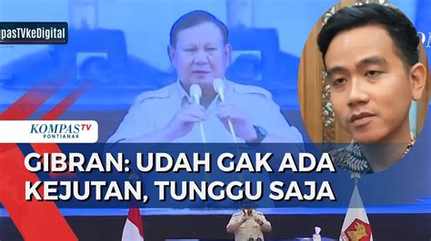 Gibran Sebut Tak Ada Kejutan Soal Bacawapres Prabowo Sudah Jelas Youtube