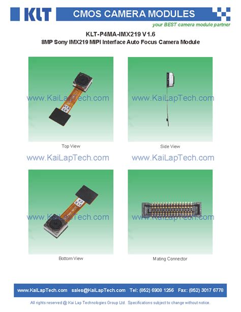 Klt Camera Modules