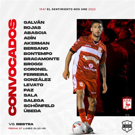 Club Deportivo Morón 🐓 On Twitter FÚtbol ⚽ 📋 Estos Son Los