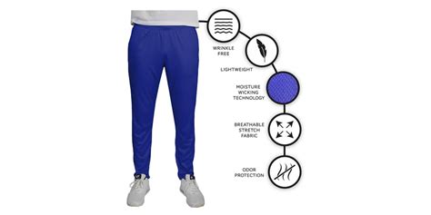 Mens 4PK Dry Fit Performance Pants