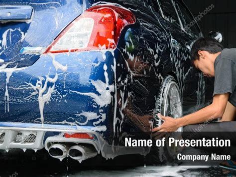 Reflection car wash service PowerPoint Template - Reflection car wash ...