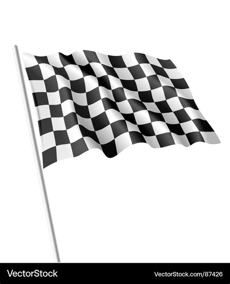 Checkered flag Royalty Free Vector Image - VectorStock