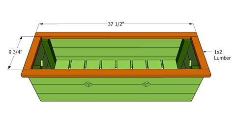 Flower Box Plans | MyOutdoorPlans