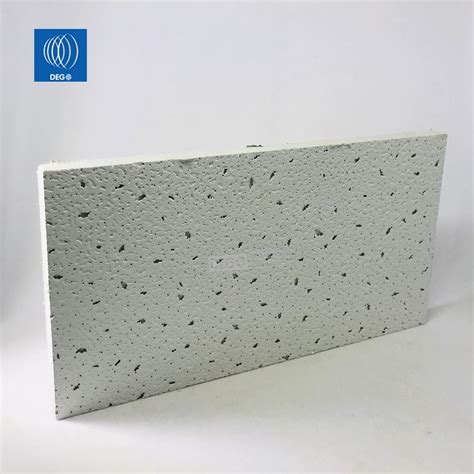 20mm Thickness Acoustic Mineral Fiber Board Mineral Fiber Ceiling Tiles