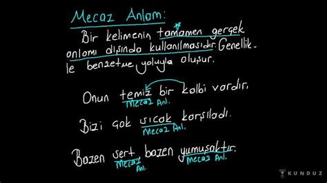 Yan Anlam Terim Anlam Konu Anlat M Videolu Rnek Soru Z M Kunduz