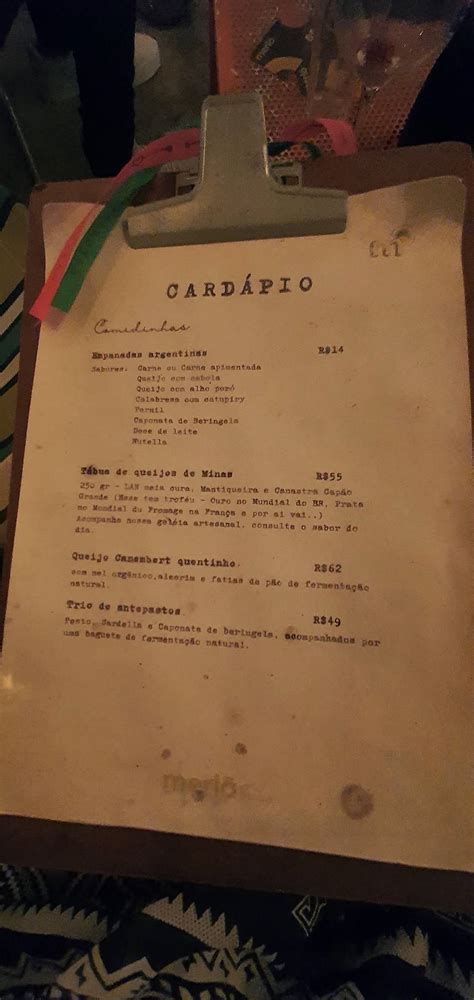 Merlô Vinho E Bossa - Menu em Merlô Vinho e Bossa pub & Bar, Santos