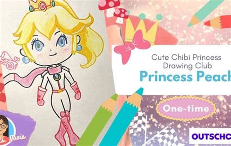 Cute Chibi Princess Drawing Club -- Princess Peach (One-Time) | Small ...