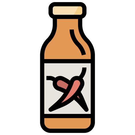 Chili Sauce Surang Lineal Color Icon