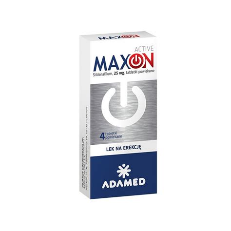 Maxon Active Sildenafil 25 Mg 4 Tabletki Potencja Apteka