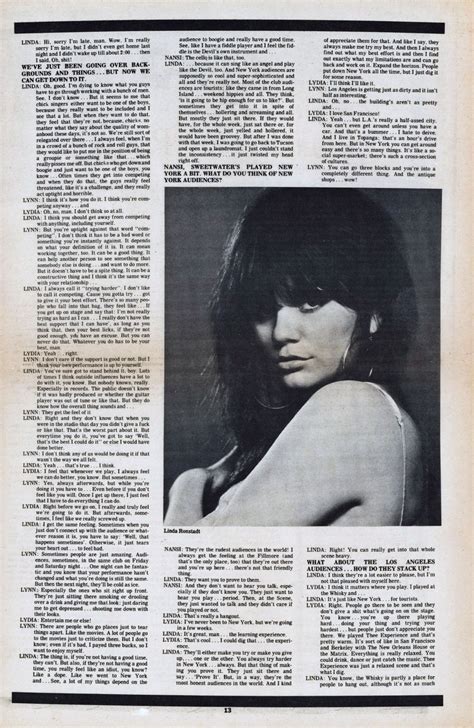 Linda Ronstadt Interview