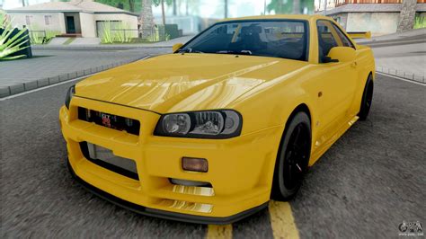 Nissan Skyline Gt R R34 V Spec Ii Nur 1999 For Gta San Andreas