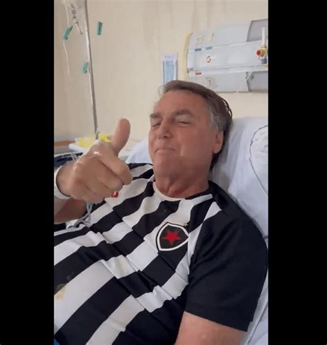 Bolsonaro grava vídeo após ser novamente internado VEJA VÍDEO A Trombeta