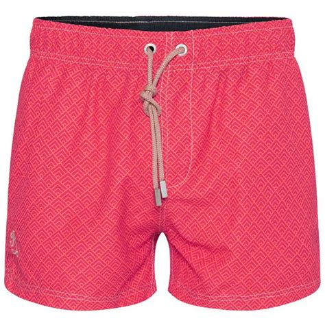 Ramatuelle Mens Iles Swim Shorts Red Sportpursuit