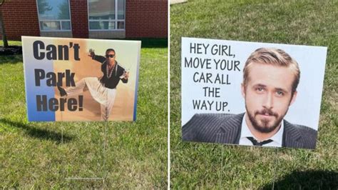 School Drop Off Post Shows Hilarious School Drop Off Line Signs For