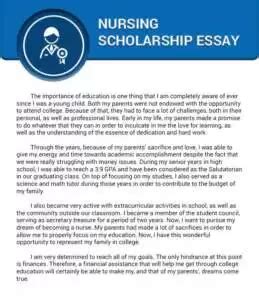 How To Write A Scholarship Essay For Nursing 5 Examples Outline