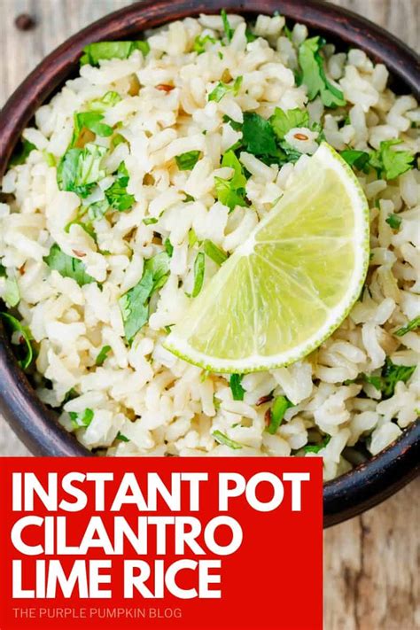 Instant Pot Cilantro Lime Rice